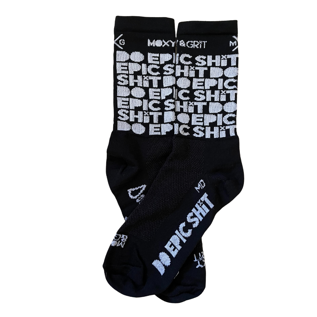 Do Epic Shit Socks (black/white socks)
